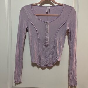 Womens long sleeve top